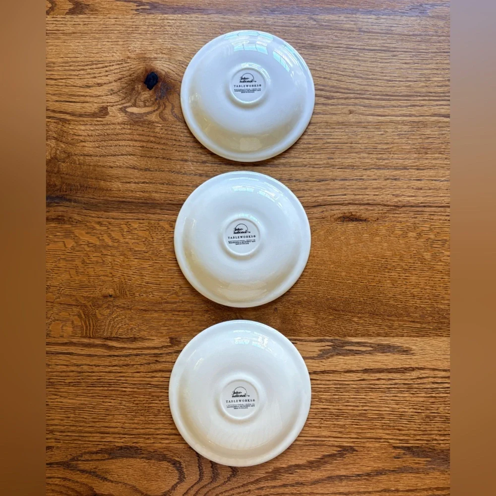 International China Devonshire Saucer - Set of 3 ~6.25”- made in England